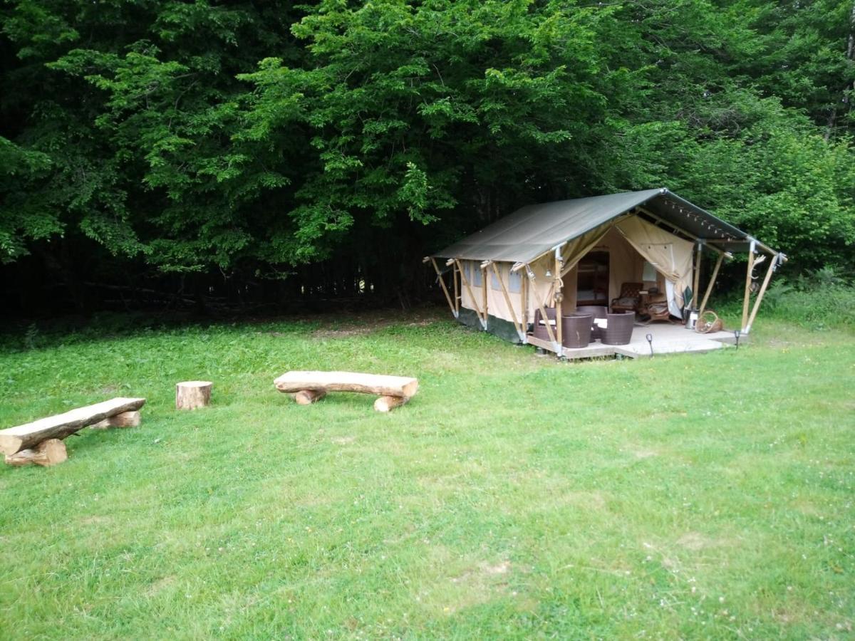 Tente Lodge Elevage Girbal La Chapelotte Exterior photo
